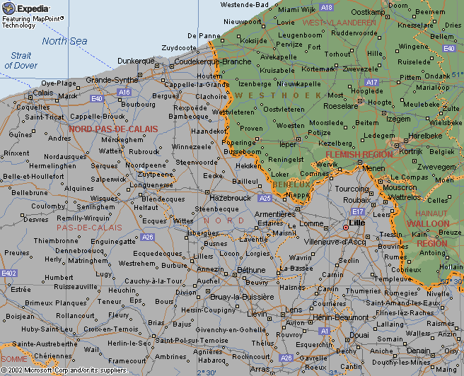 Rgion Frontalire Nord-Pas de Calais, Belgique