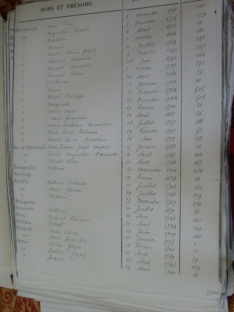 Tables des Sepultures de Notre-Dame(036)